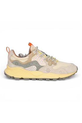 Sneaker donna Flower Mountain in camoscio e tessuto multicolore. FLOWER MOUNTAIN | YAMANO3M-1N48